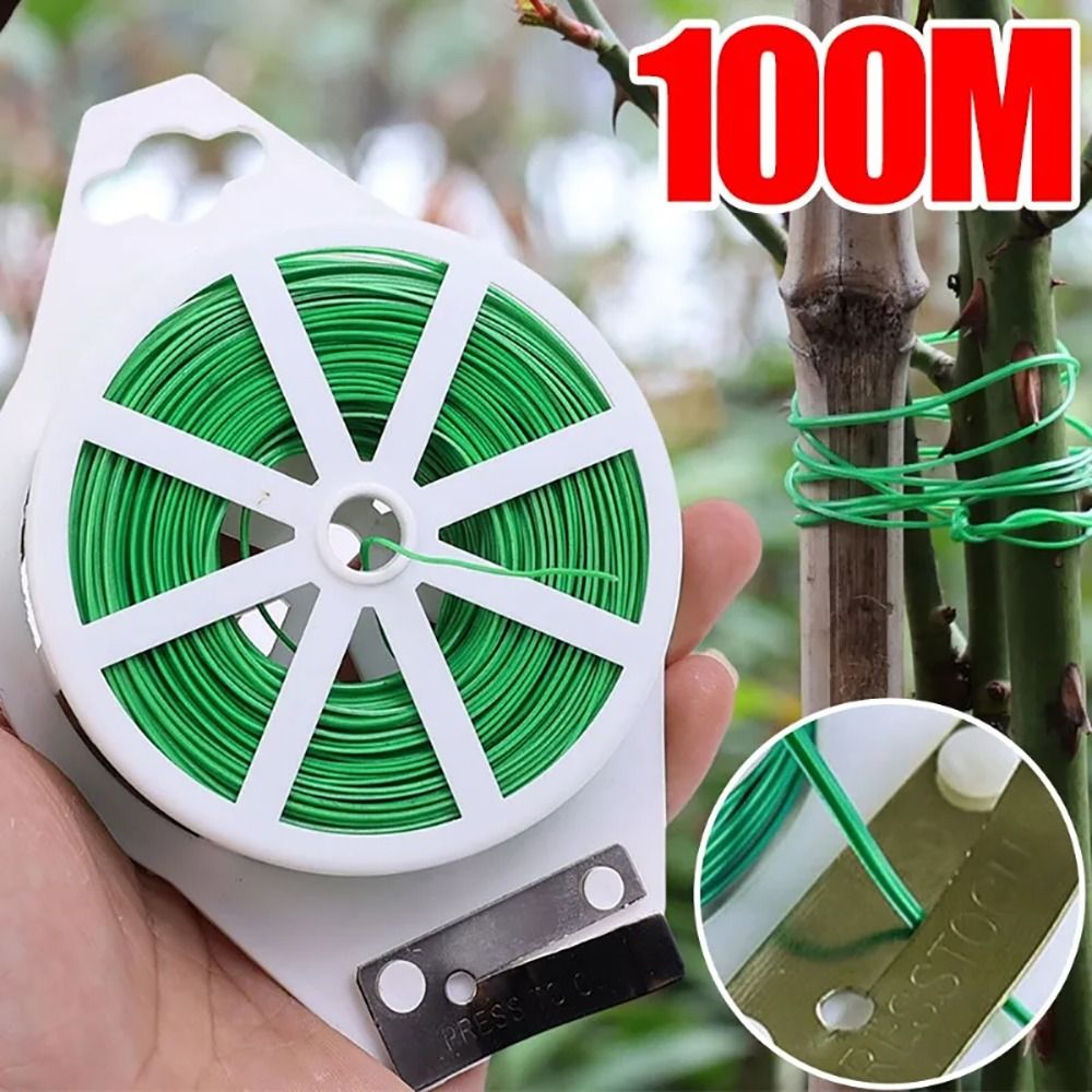 Gear Tie Reusable - 1Pcs Iron Wire Cable Ties Plant
