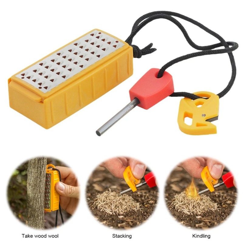 Portable Outdoor Emergency Tin - огляд і ціна Ferro Rod Striker