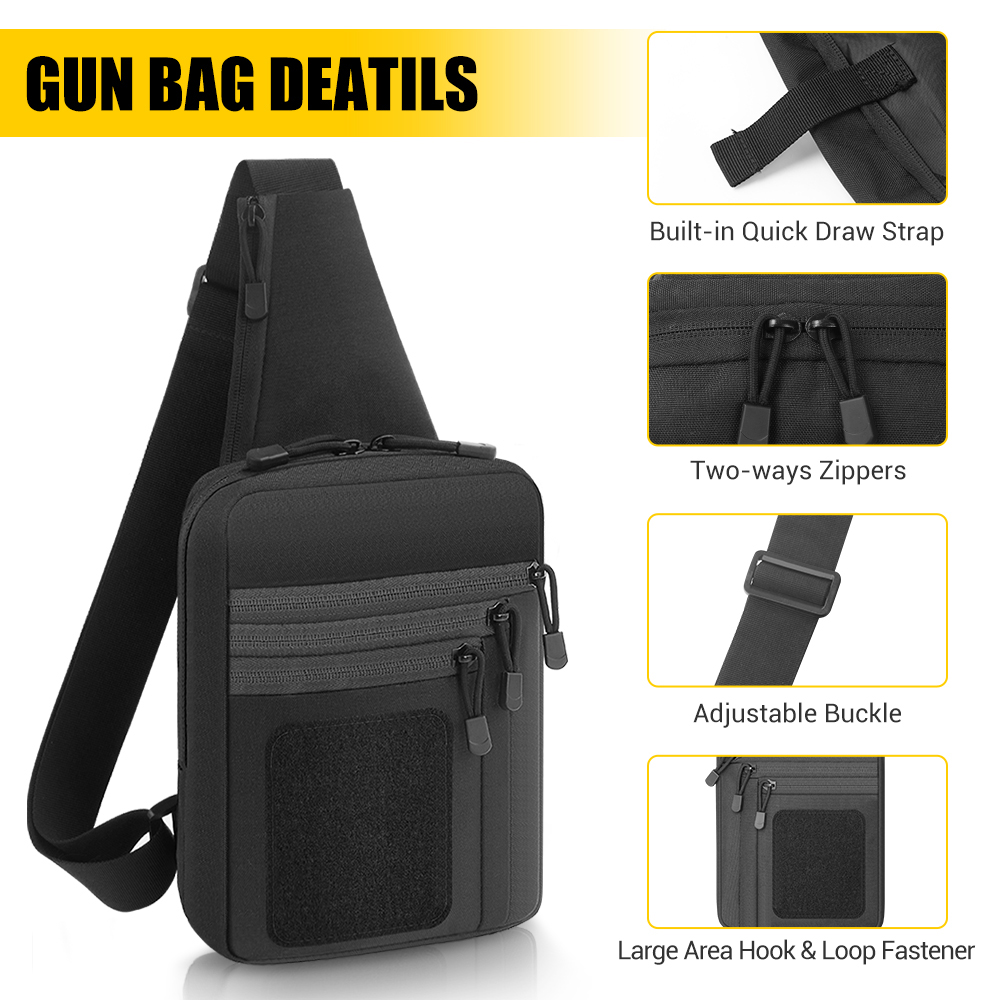 Tactical Pistol Gun Bag Concea - огляд і ціна Edc Carry Handgun