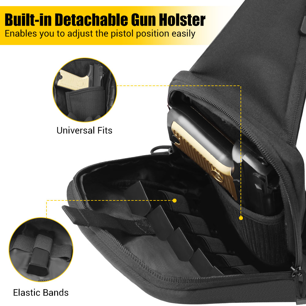 Tactical Pistol Gun Bag Concea - огляд і ціна Edc Carry Handgun