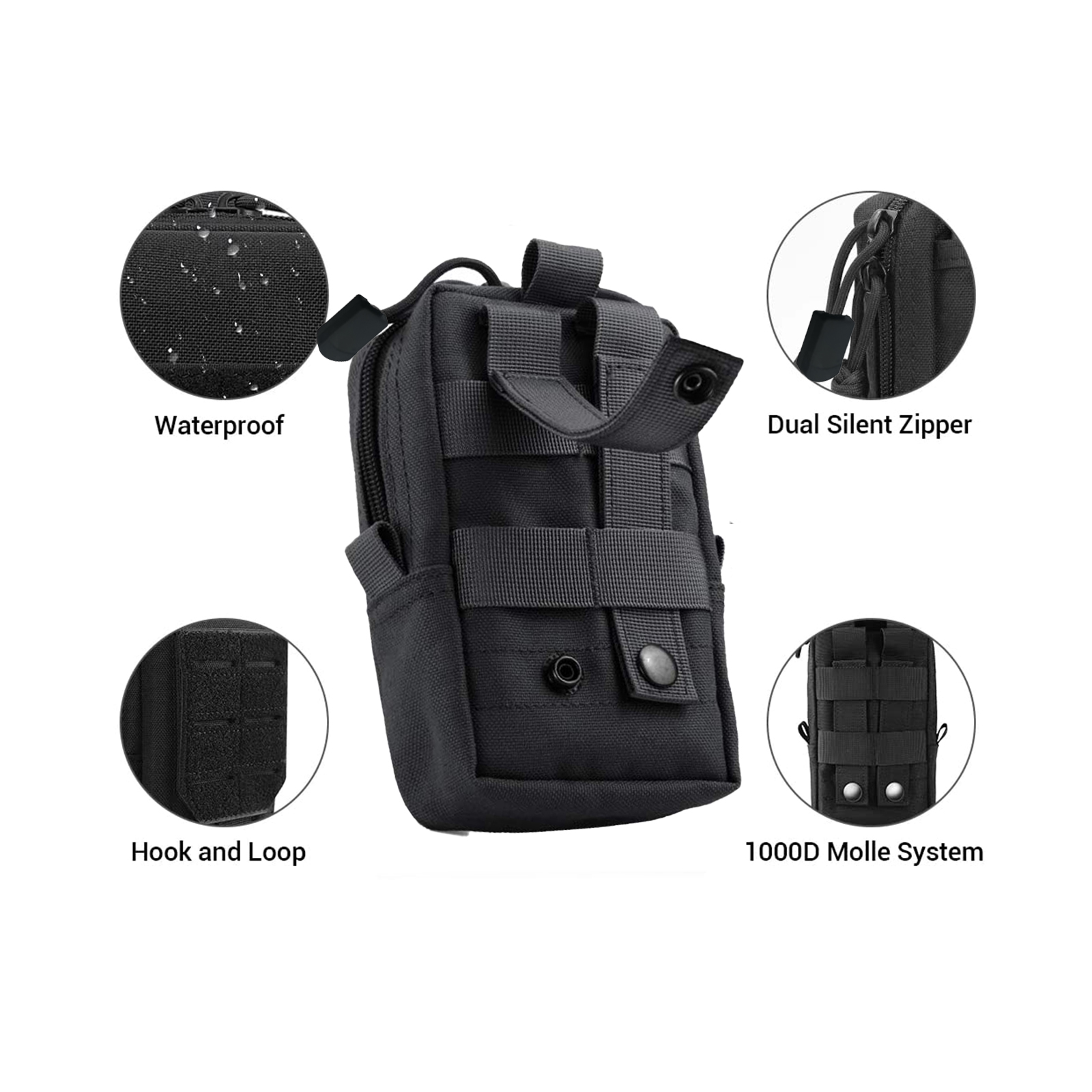 Tactical Molle Pouch Waist Bag - огляд і ціна Edc Carry Pocket