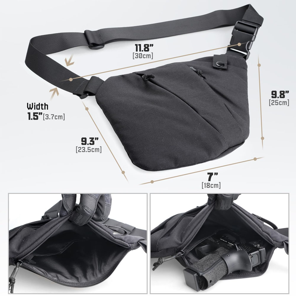 Tactical Concealed Gun Carry B - огляд і ціна Edc Carry Handgun