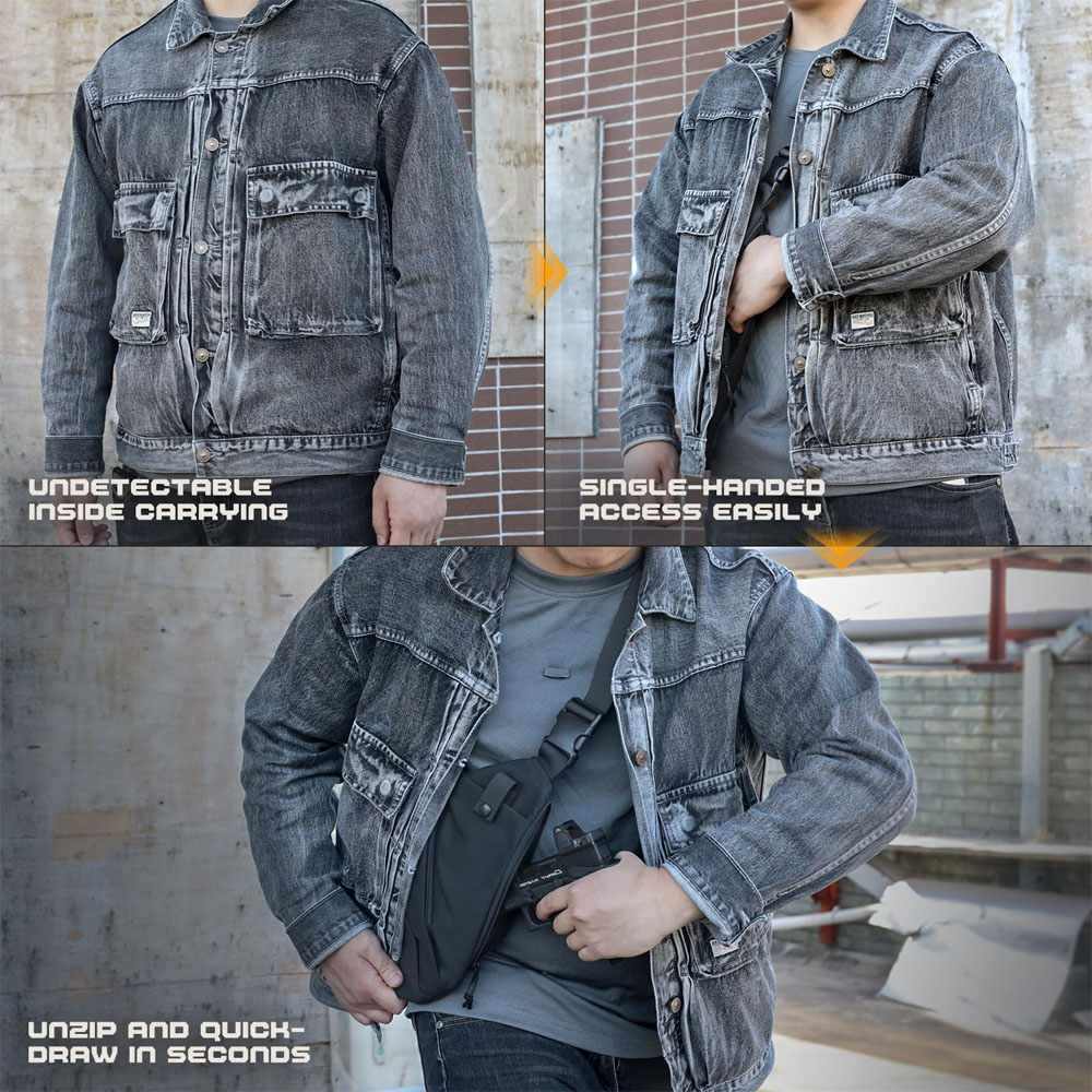 Tactical Concealed Gun Carry B - огляд і ціна Edc Carry Handgun