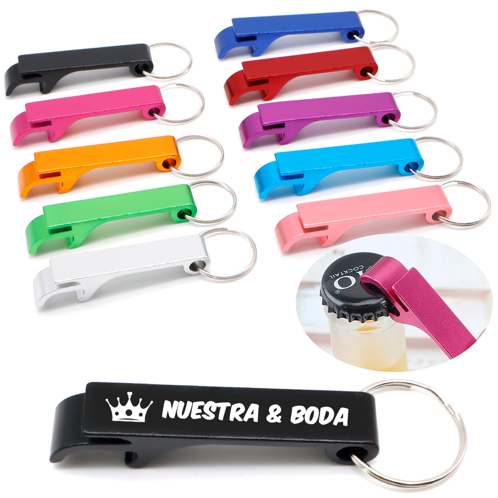 20 50 100Pcs Customized Small  - огляд і ціна Bottle Opener Keyring