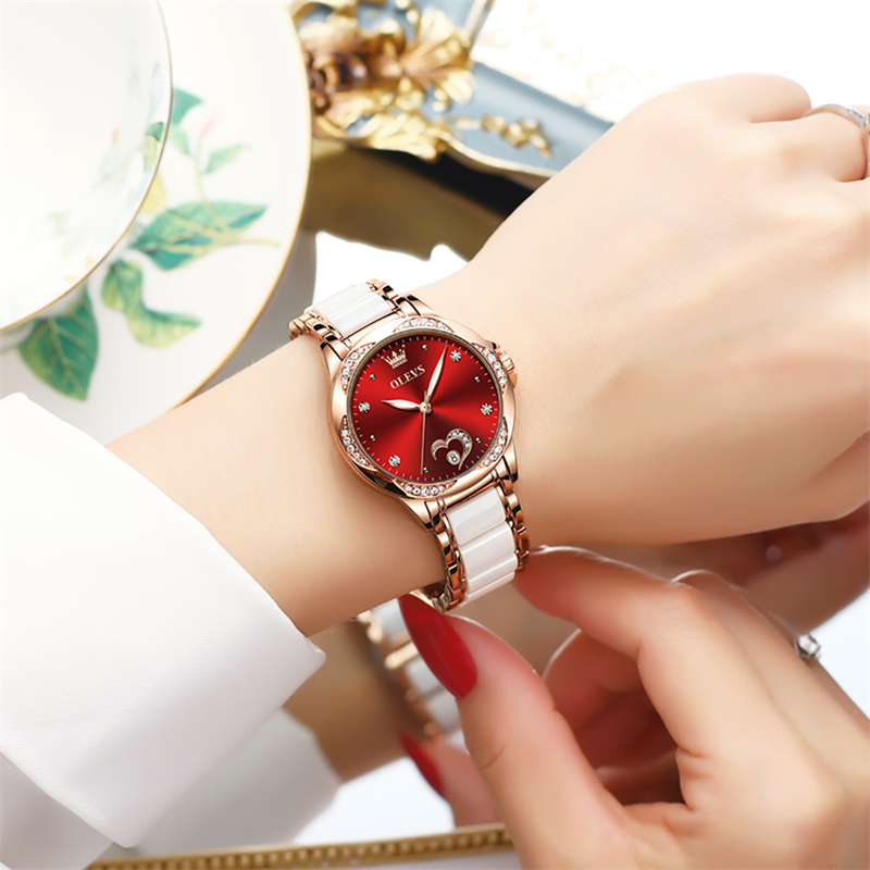 OLEVS Ladies Watch Woman Luxur - огляд і ціна Watch Winder Compact