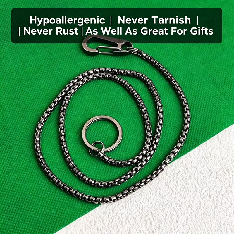 Titanium Wallet Chain for Men, - огляд і ціна Wallet Slim Titanium